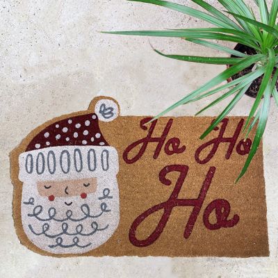 Ho Ho Ho Santa Coir Door Mat