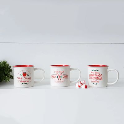 Holiday Charms Assorted Mugs Set of 3
