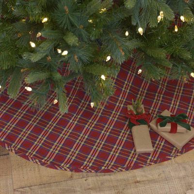 Holiday Tartan Plaid Tree Skirt