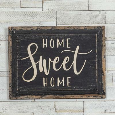 Home Sweet Home Wood Wall Plaque