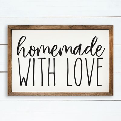 Homemade With Love Wall Sign