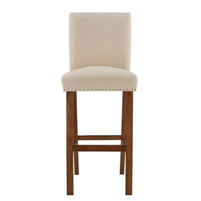 Hopsack High Back Counter Stool 30 Inch