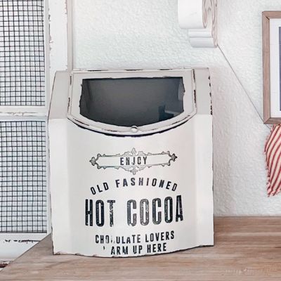 Hot Cocoa Metal Storage Box