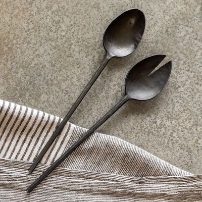 Industrial Grace Salad Servers, Set of 2