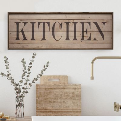 Kitchen Brown Wall Sign