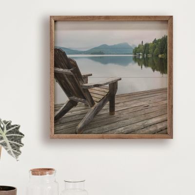 Lake Chair Framed Wall Art
