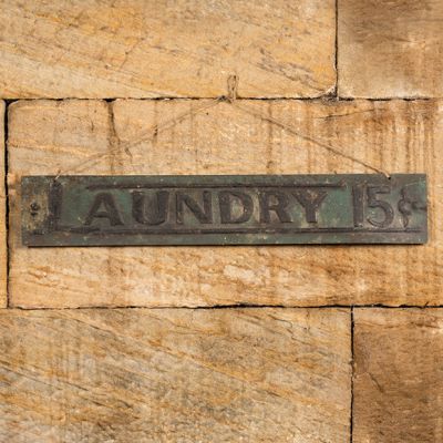 Laundry Tin Sign Set of 2