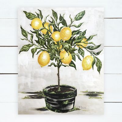 Lemon Topiary Wall Art