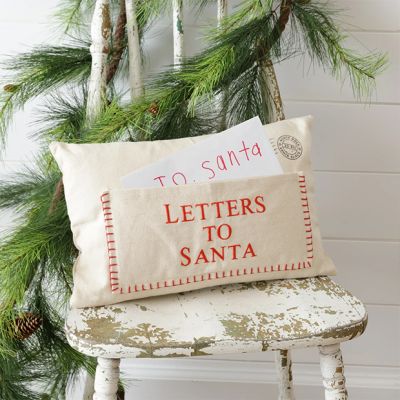 Letters To Santa Pocket Pillow