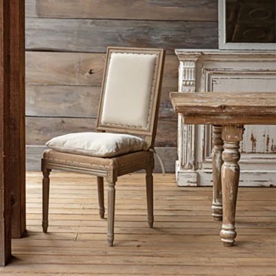 Louis XVI Style Dining Chair With Cushion