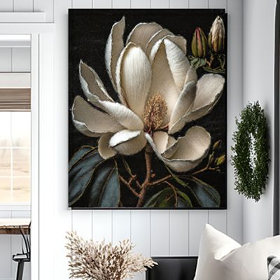 Magnolia In Bloom Canvas Wall Art