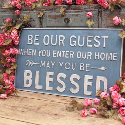 May You Be Blessed Wall Sign 24 Inch