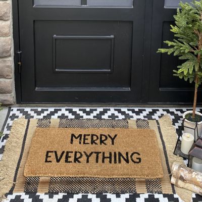 Merry Everything Coir Doormat