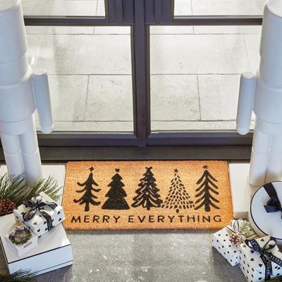 Merry Everything Trees Coir Doormat