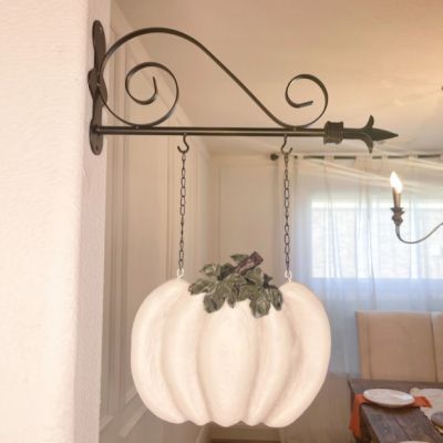 Metal Arrow Holder With Whitewashed Pumpkin Replacement Bundle