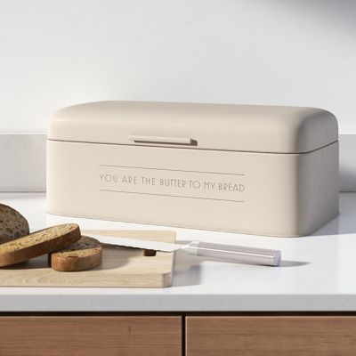Metal Butter To My Bread Box