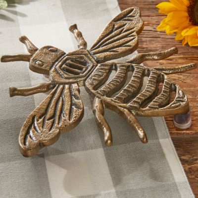 Metal Honey Bee Trivet
