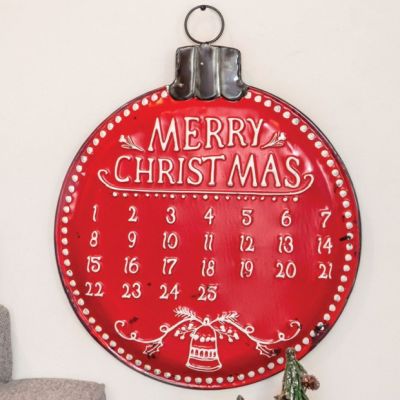 Metal Wall Ornament Advent Calendar