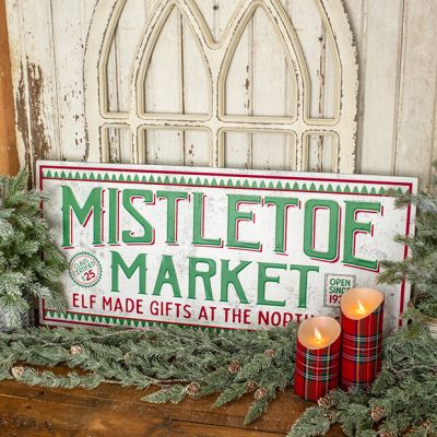Mistletoe Market Wall Sign