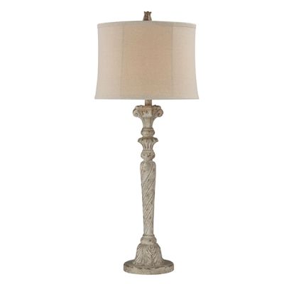Simply Classic Rustic Chic Table Lamp Set of 2