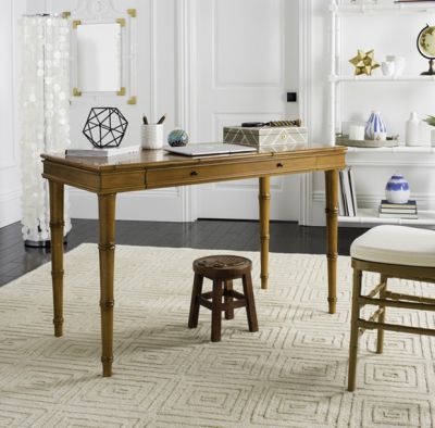 Modern Coastal One Drawer Writing Desk