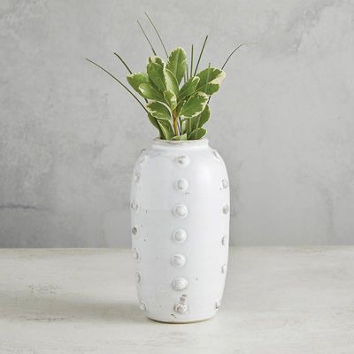 Modern Hobnail Terracotta Vase