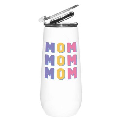 Mom Stainless Tumbler With Lid Set of 4