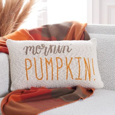 Mornin Pumpkin Accent Pillow