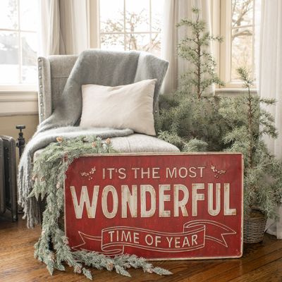 Most Wonderful Time Metal Wall Sign