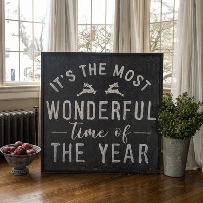 Most Wonderful Time of The Year Metal Sign