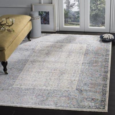 Muted Florals Farmhouse Area Rug