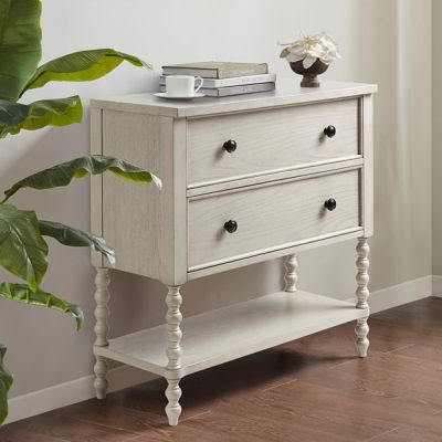 Natural Elegance Wood 2 Drawer Accent Chest