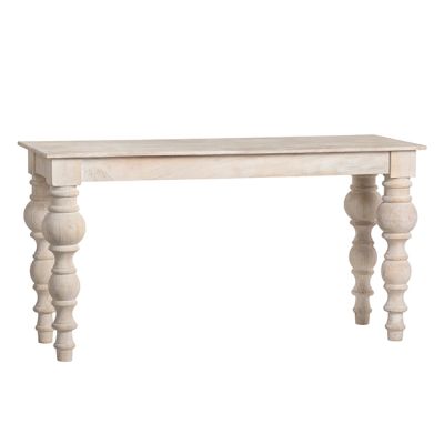 Nice and Natural Mango Wood Console