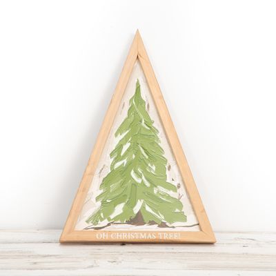 Oh Christmas Tree Table Accent With Easel