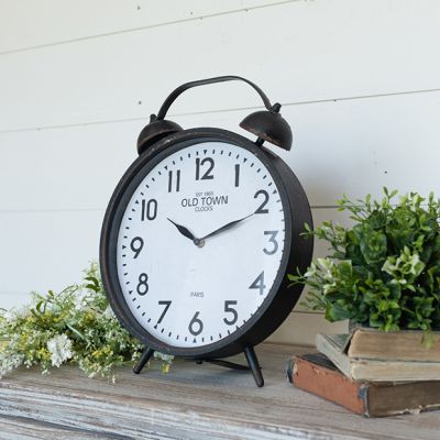 Old Town Double Bell Table Clock