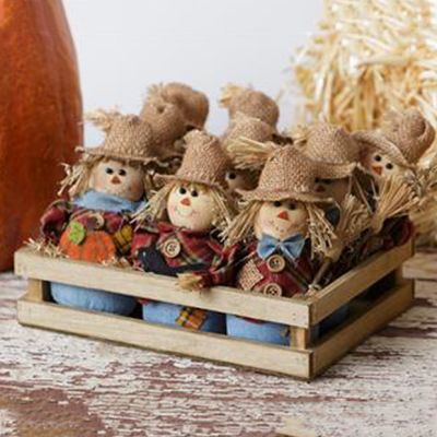 Ornamental Scarecrow Collection Set of 9