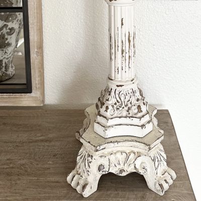 Ornate Pedestal Lamp Riser