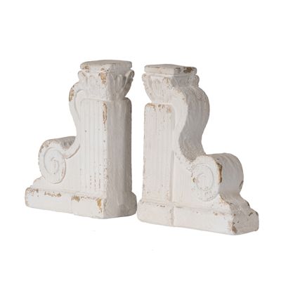 Ornate Scrolled Bookend Set