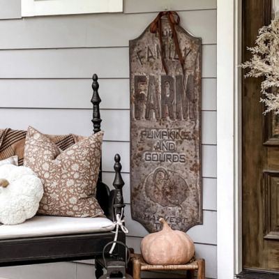 Our Family Farm Rustic Fall Sign