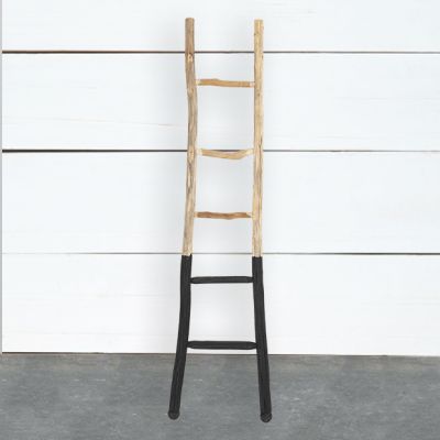 Paint Dipped Decorative Wood Ladder