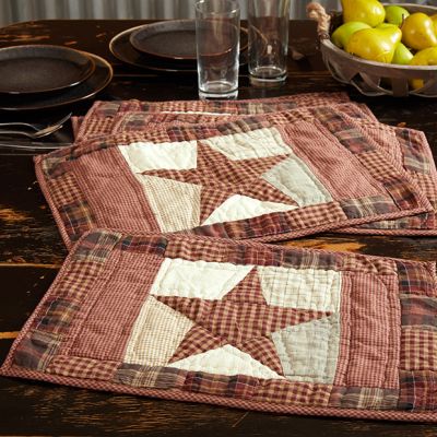 Patchwork Star Placemat Set of 6