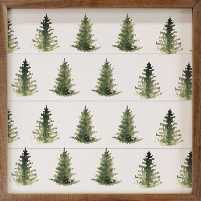 Pattern Trees Framed Wall Art