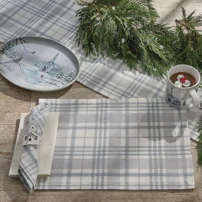 Peaceful Plaid Textured Placemat