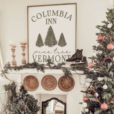 Pine Tree Vermont Wall Sign