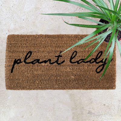 Plant Lady Coir Doormat
