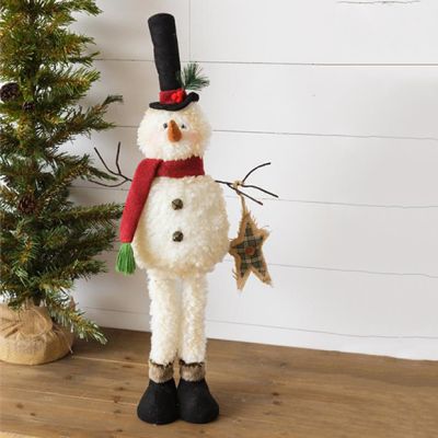 Plush Snowman Figure Standing
