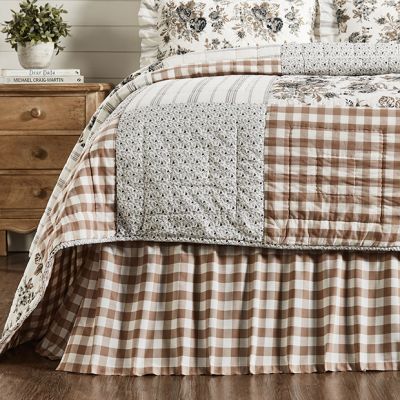 Portabella Buffalo Check Bed Skirt