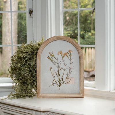 Pressed Flowers Arch Frame Wall Art