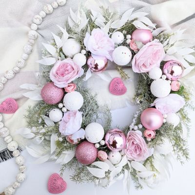 Pretty in Pink Ice Queen Wreath