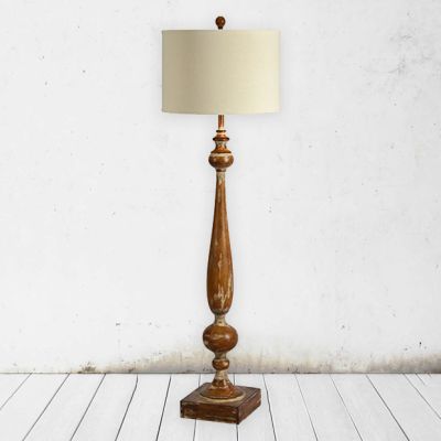 Primitive Farmhouse Floor Lamp